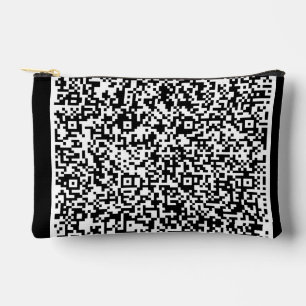 Personalized Design Your Own QR Code Accessory Pouch
