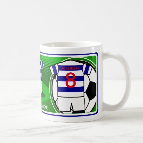 Personalized Designer Soccer mug HBRa