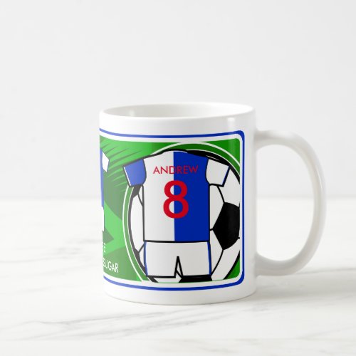 Personalized Designer Soccer mug HBWa