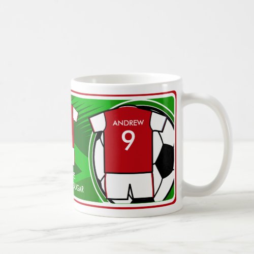 Personalized Designer Soccer mug RW