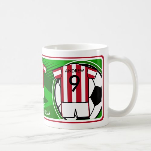 Personalized Designer Soccer mug SRWa