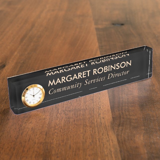 PERSONALIZED DESK NAME PLATE (Side)