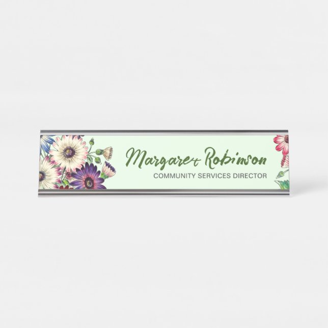 PERSONALIZED DESK NAME PLATE (Front)