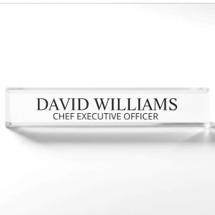 Personalized Desk Name Plate, Custom Office Name  Plate