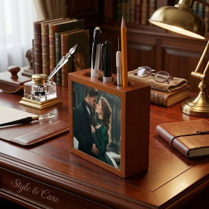 Personalized Desk Organizer – Add Your Photo