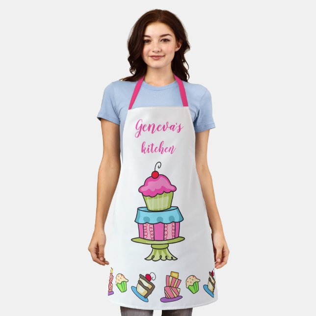 Personalized Dessert Apron (Worn)
