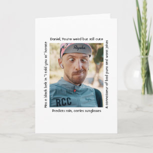 Personalized Details Funny Characteristics Traits Card