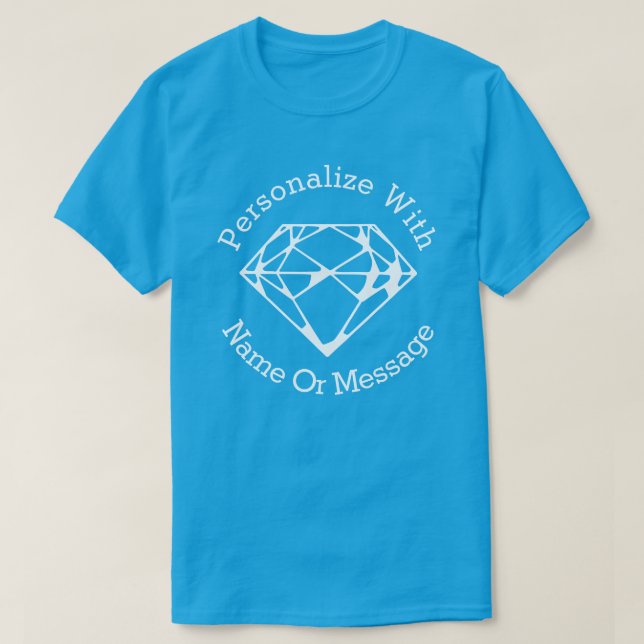 PERSONALIZED Diamond Graphic T-Shirt (Design Front)