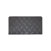 Personalized Diamond Plate Checkbook Cover (Back)