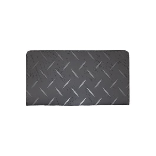 Personalized Diamond Plate Checkbook Cover (Back)