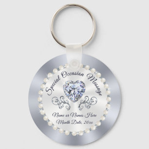 Personalized Diamond Theme Wedding Ideas, Wedding Keychain
