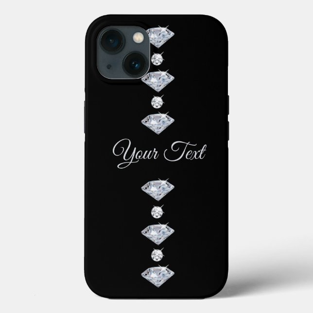 Personalized Diamonds  Case-Mate iPhone Case (Back)