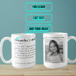 Personalized Dictionary Entry Funny Coffee Mug at Zazzle