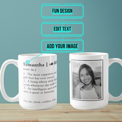 Personalized Dictionary Entry Funny Coffee Mug