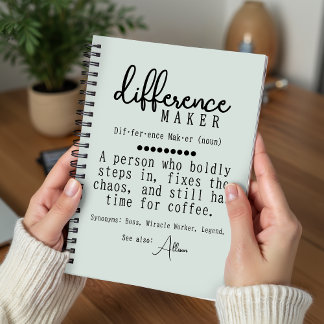 Personalized Difference Maker Definition Journal