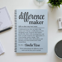 Personalized Difference Maker Definition Thank You
