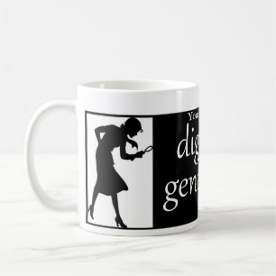 Personalized digging genealogy mug