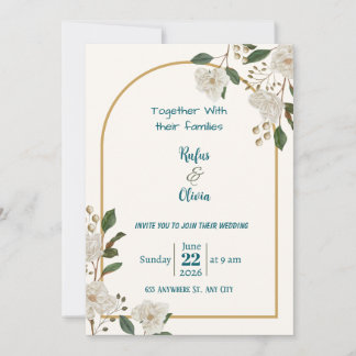 Personalized Digital Wedding Invitation – Modern E