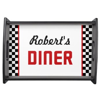 Personalized Diner Serving Tray by Ladiebug at Zazzle