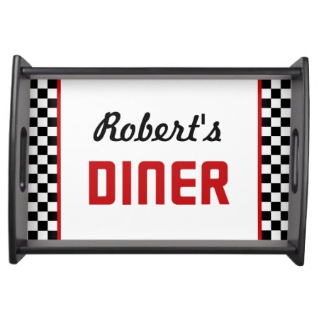 Personalized Diner Serving Tray