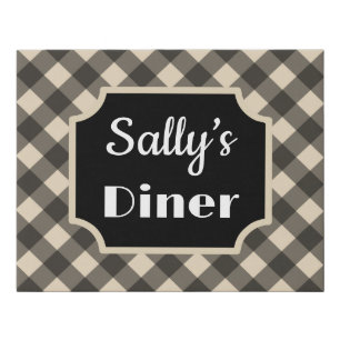 Personalized Diner Sign