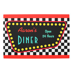 Personalized Diner Sign