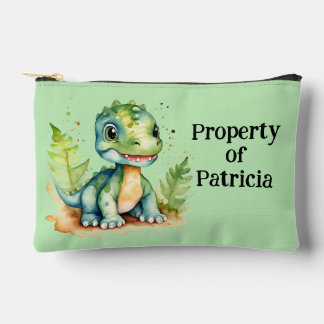 Personalized Dino Pouch Bag -Print Cut Sew Bag