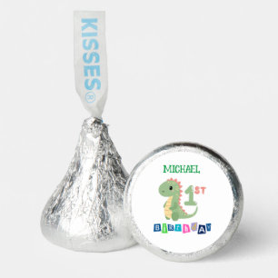 Personalized Dinosaur 1st Birthday Candy