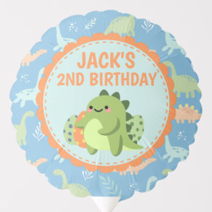 Personalized Dinosaur Birthday Balloon