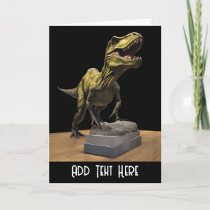 Personalized Dinosaur Card