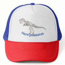 Personalized Dinosaur Name Trucker Hat