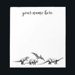 Personalized Dinosaur Notepad for Kids<br><div class="desc">Personalized Dinosaur Notepad for Kids</div>