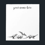 Personalized Dinosaur Notepad for Kids<br><div class="desc">Personalized Dinosaur Notepad for Kids</div>