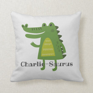 Personalized Dinosaur Pillow for Kids