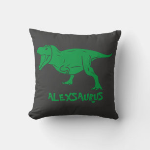 Personalized Dinosaur Pillow, Gift for Kids, Throw Pillow