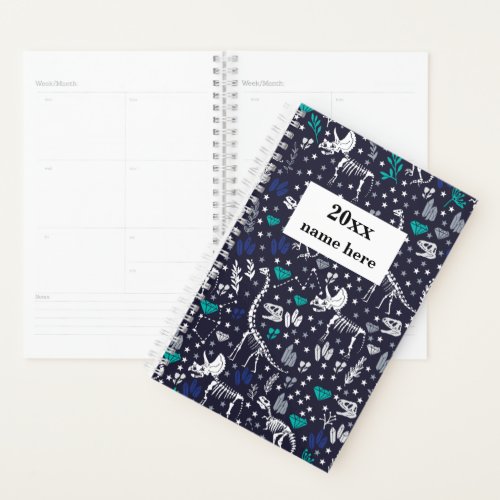 Personalized Dinosaur Planner for Kids
