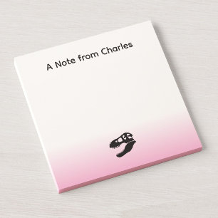 Personalized Dinosaur T. rex Post-it Notes