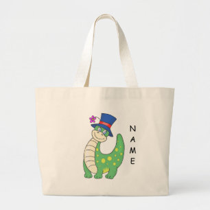 Personalized Dinosaur Tote