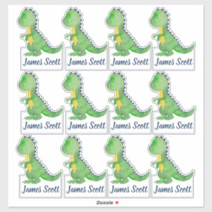 Personalized Dinosaur Trex Kids' Labels