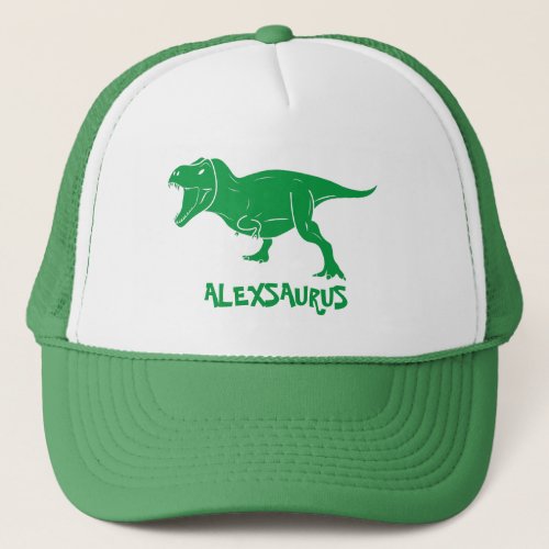 Personalized Dinosaur  Trucker Hat