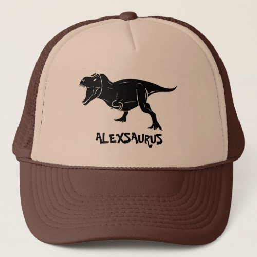 Personalized Dinosaur  Trucker Hat