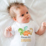 Personalized Dinosaurs Baby Shower Baby Bodysuit
