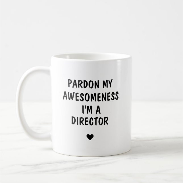 Personalized Director,Appreciation Gift Director Coffee Mug (Left)