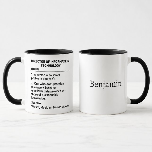 Personalized Director of Information Technology Mug (Creator Uploaded)
