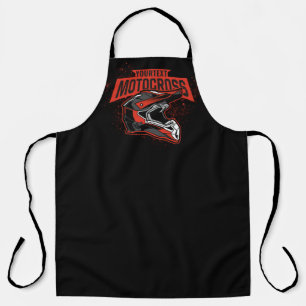 Personalized Dirt Bike Motocross Racing Helmet Apron