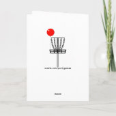 Personalized Disc Golf Birthday Card | Zazzle