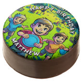 Personalized Disc Golf Boy's Birthday   Chocolate Covered Oreo (Angled)