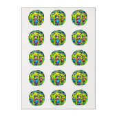 Personalized Disc Golf Boy's Birthday   Edible Frosting Rounds (Sheet)