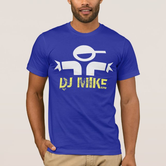 Personalized Disc Jockey / Deejay / DJ t-shirt (Front)