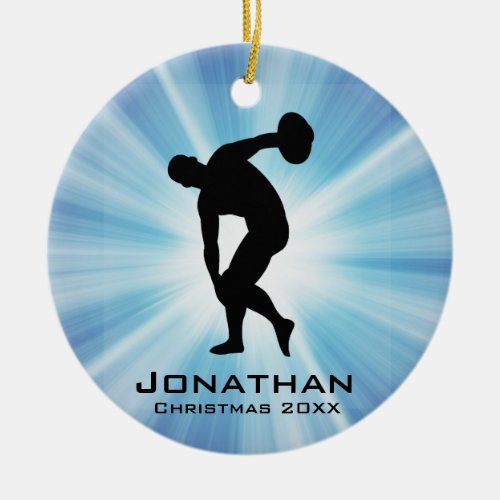 Personalized Discus Thrower Ornament